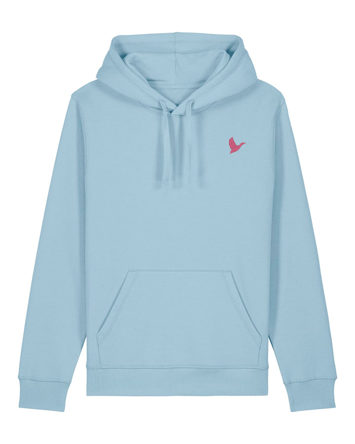 Hoodie Damen Organic Ente pink