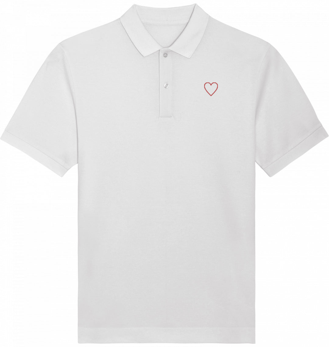 Love in light Lines - Organic Polo Shirt