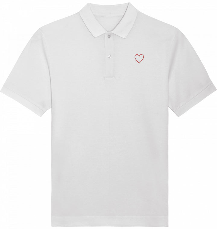 Love in light Lines - Organic Polo Shirt