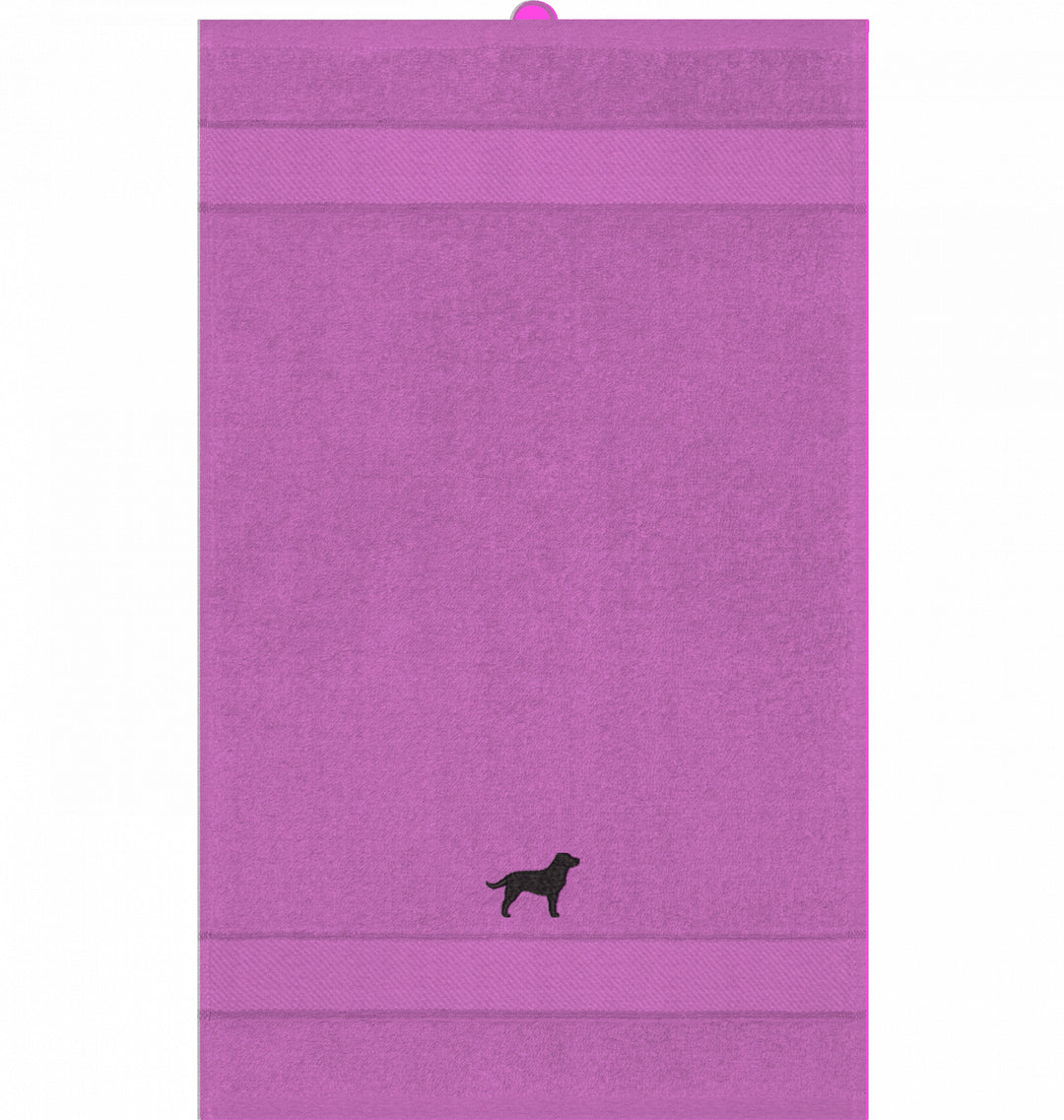 Lab love black - Gästehandtuch