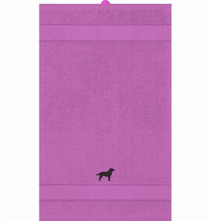 Lab love black - Gästehandtuch