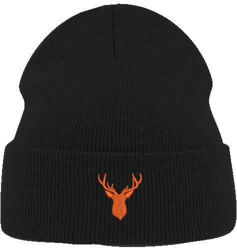 Organic Beanie - Geweih orange