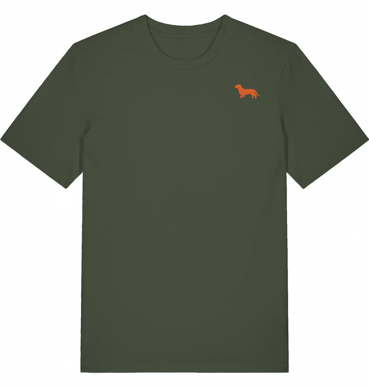 Dachshund orange - Organic T-Shirt