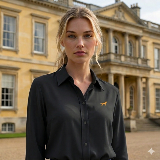 Oxford Bluse Damen - Münsterländer gold