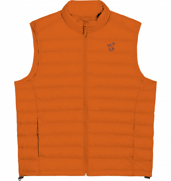 Art Dog Blue - Herren Daunenweste Organic