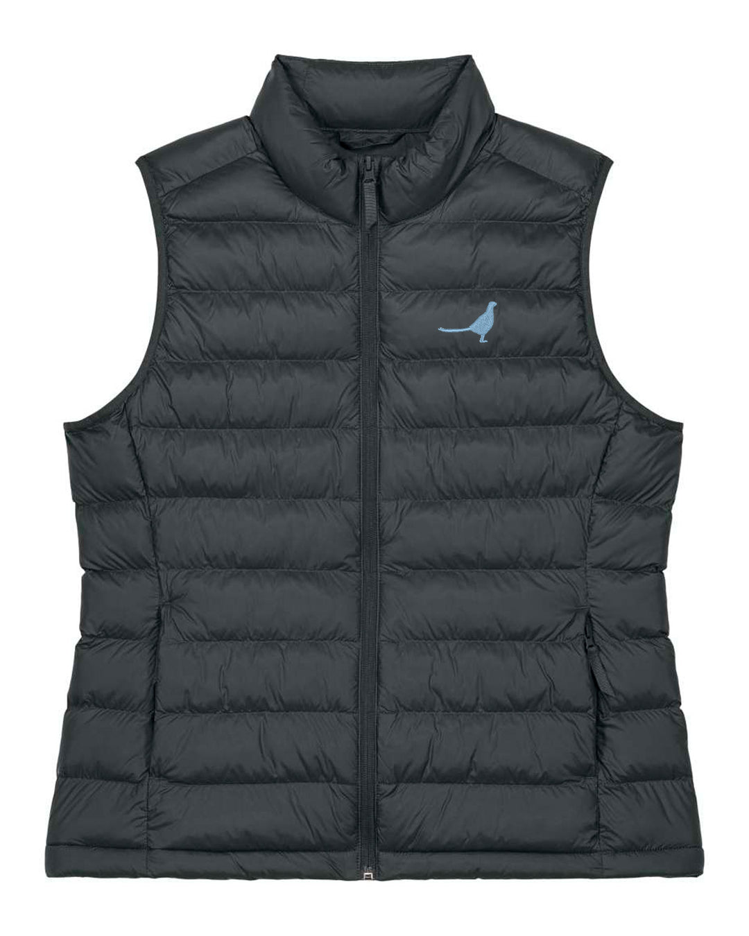 Daunenweste Damen - Fasan blau
