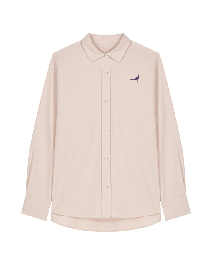 Oxford Bluse Damen - Fasan lila