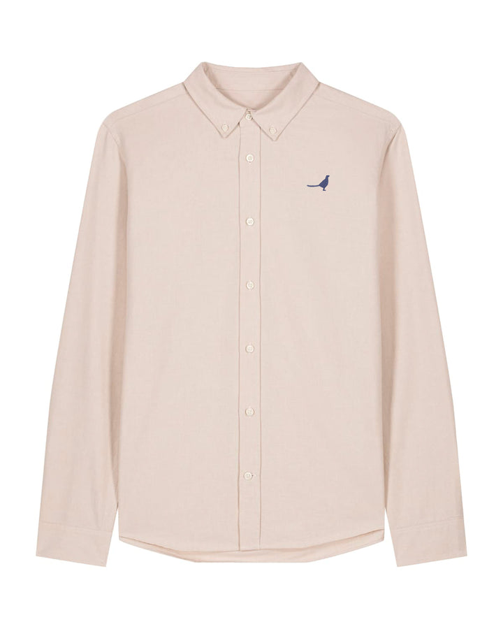Oxford Hemd Herren - Fasan blau