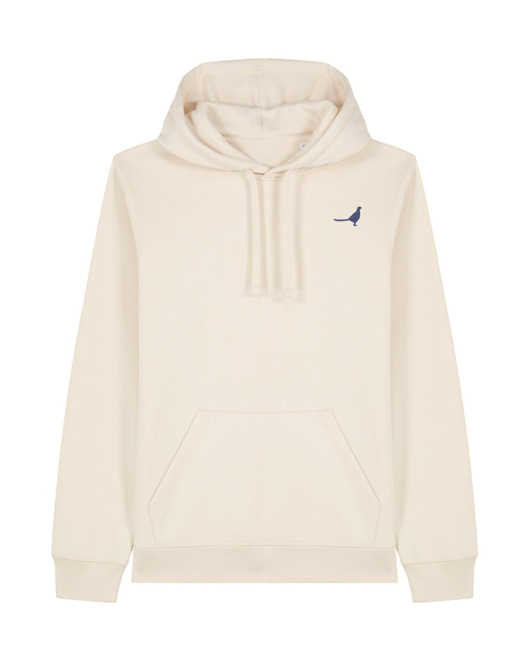 Hoodie Damen Organic Fasan blau