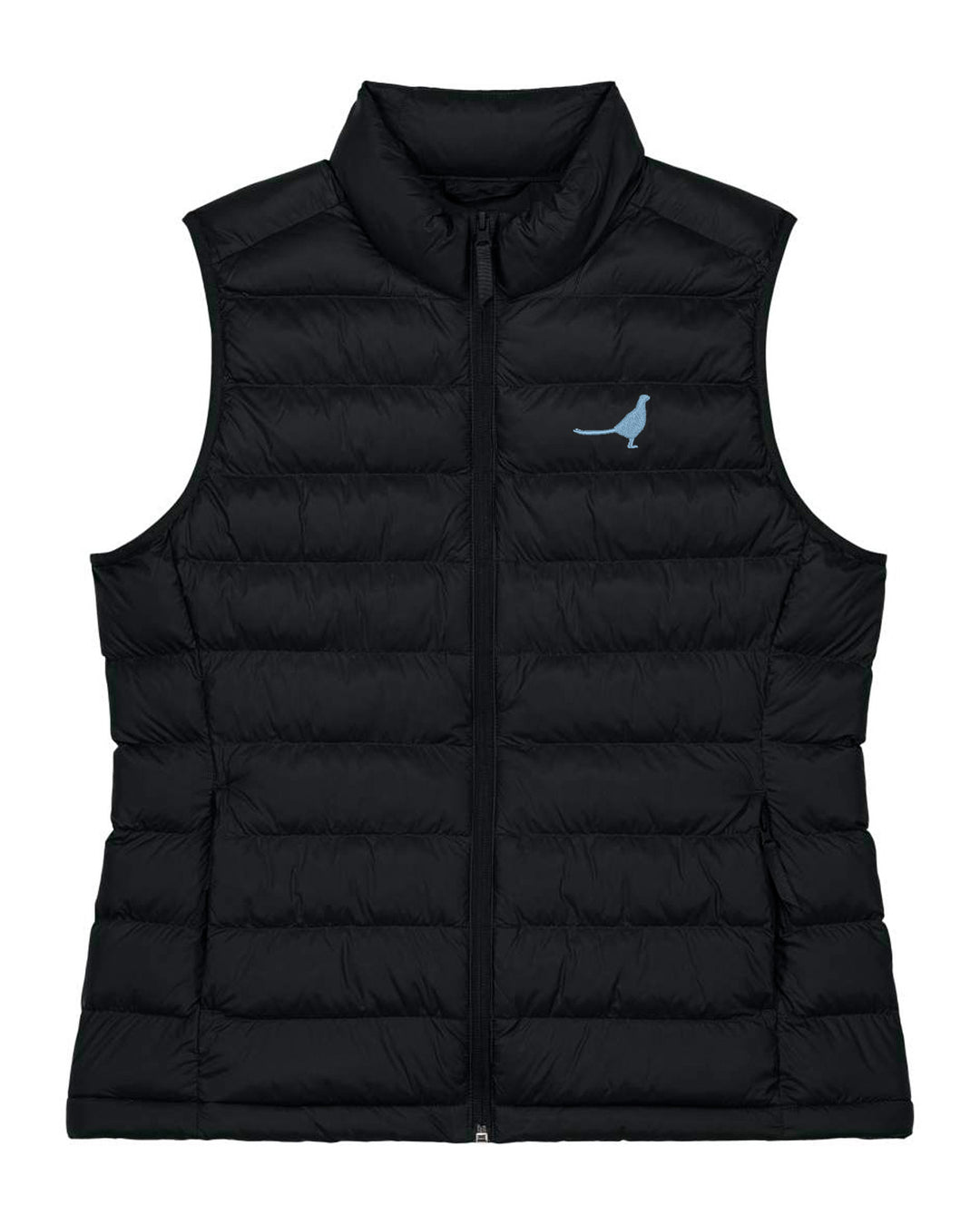 Daunenweste Damen - Fasan blau