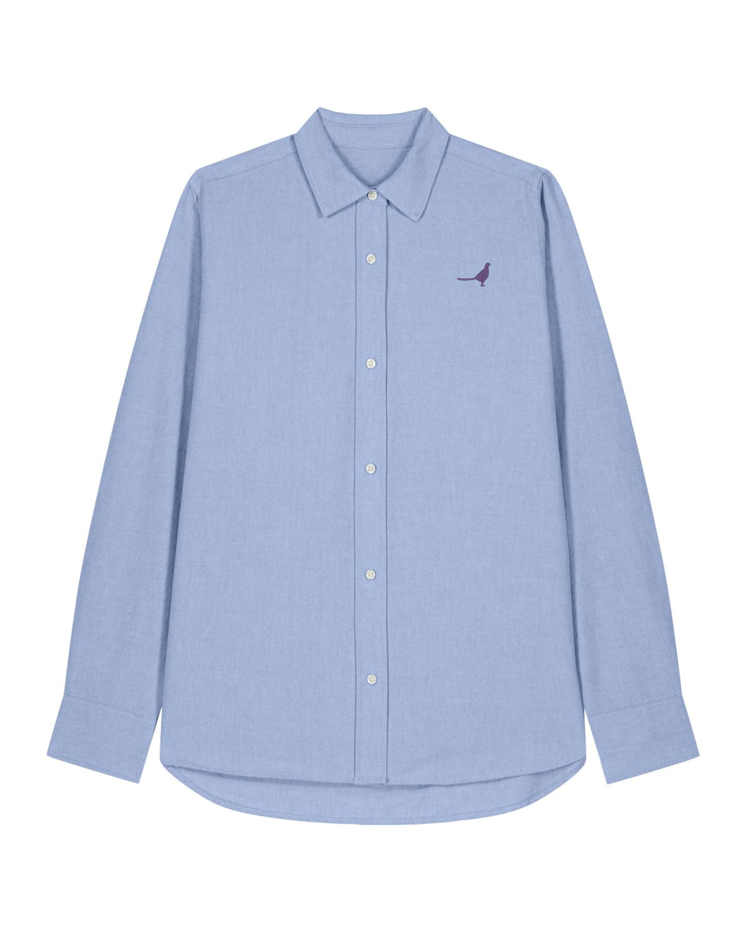 Oxford Bluse Damen - Fasan lila