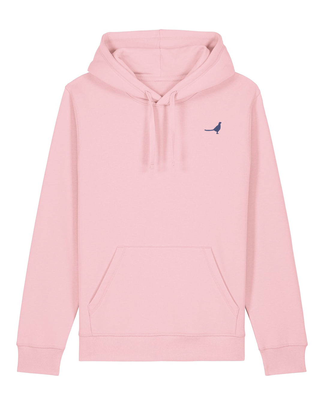 Hoodie Damen Organic Fasan blau