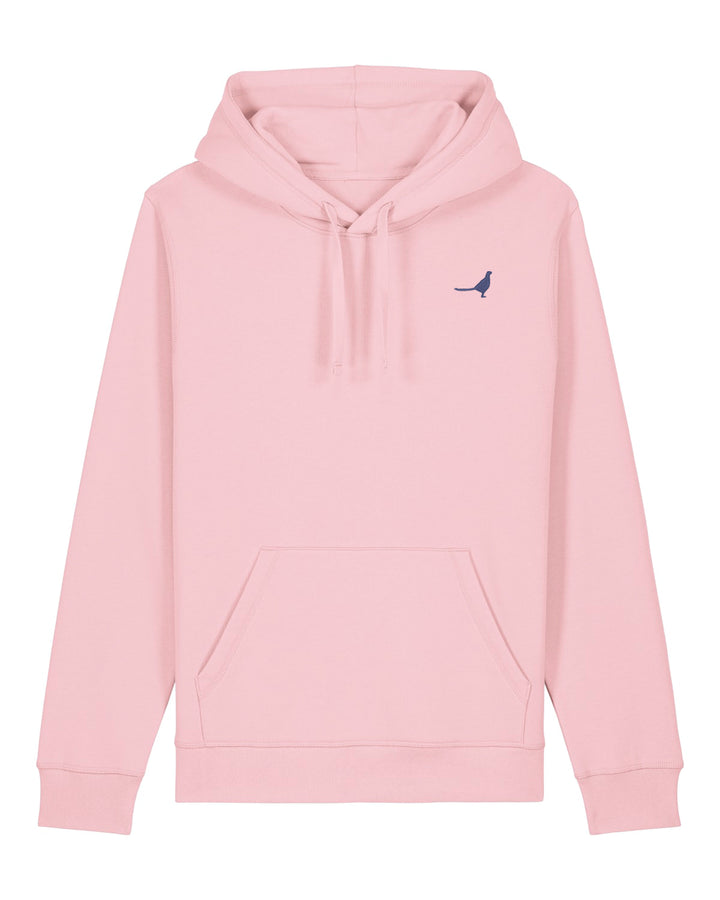 Hoodie Damen Organic Fasan blau