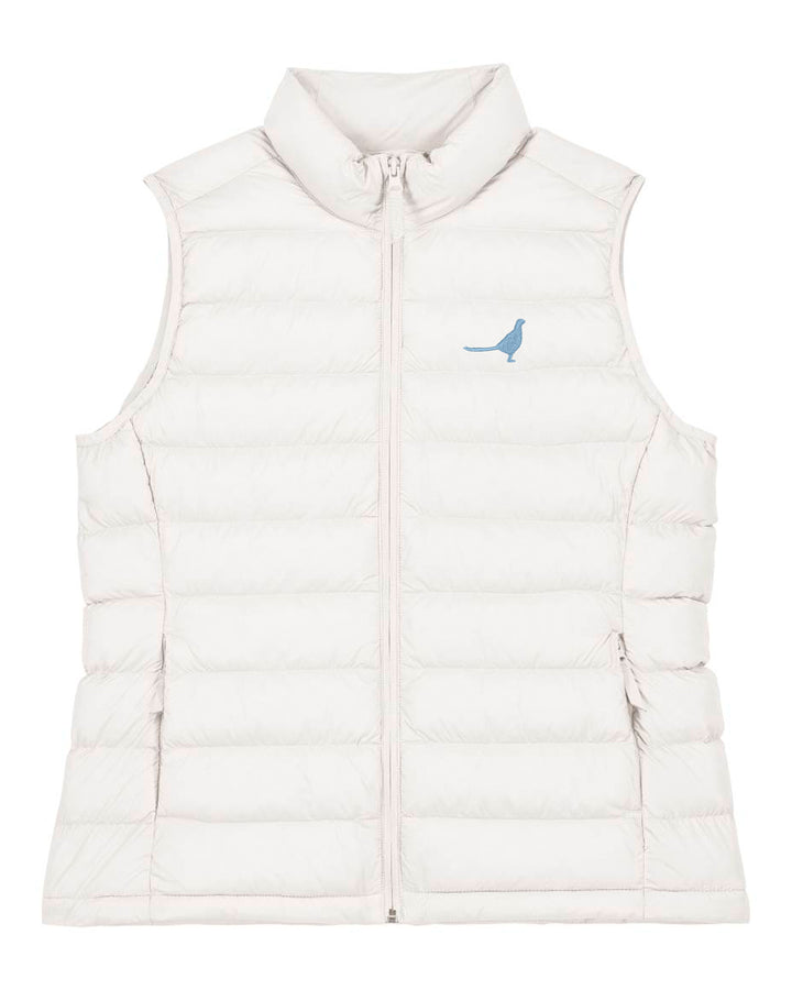 Daunenweste Damen - Fasan blau