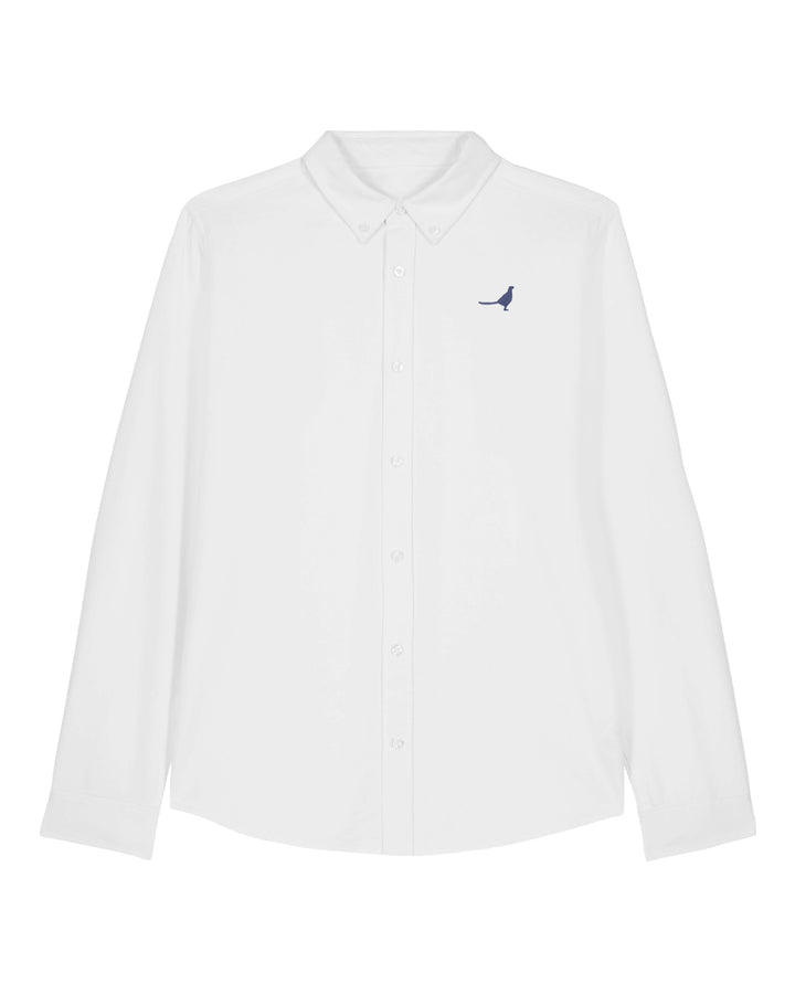 Oxford Hemd Herren - Fasan blau