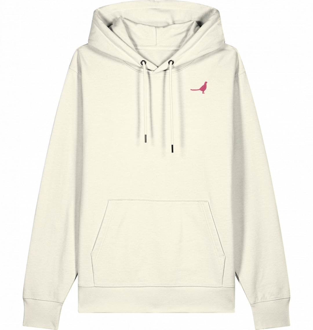 Fasan Love pink - Organic Hoodie