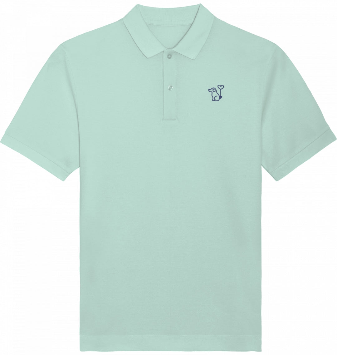Art Dog Blue - Organic Polo Shirt