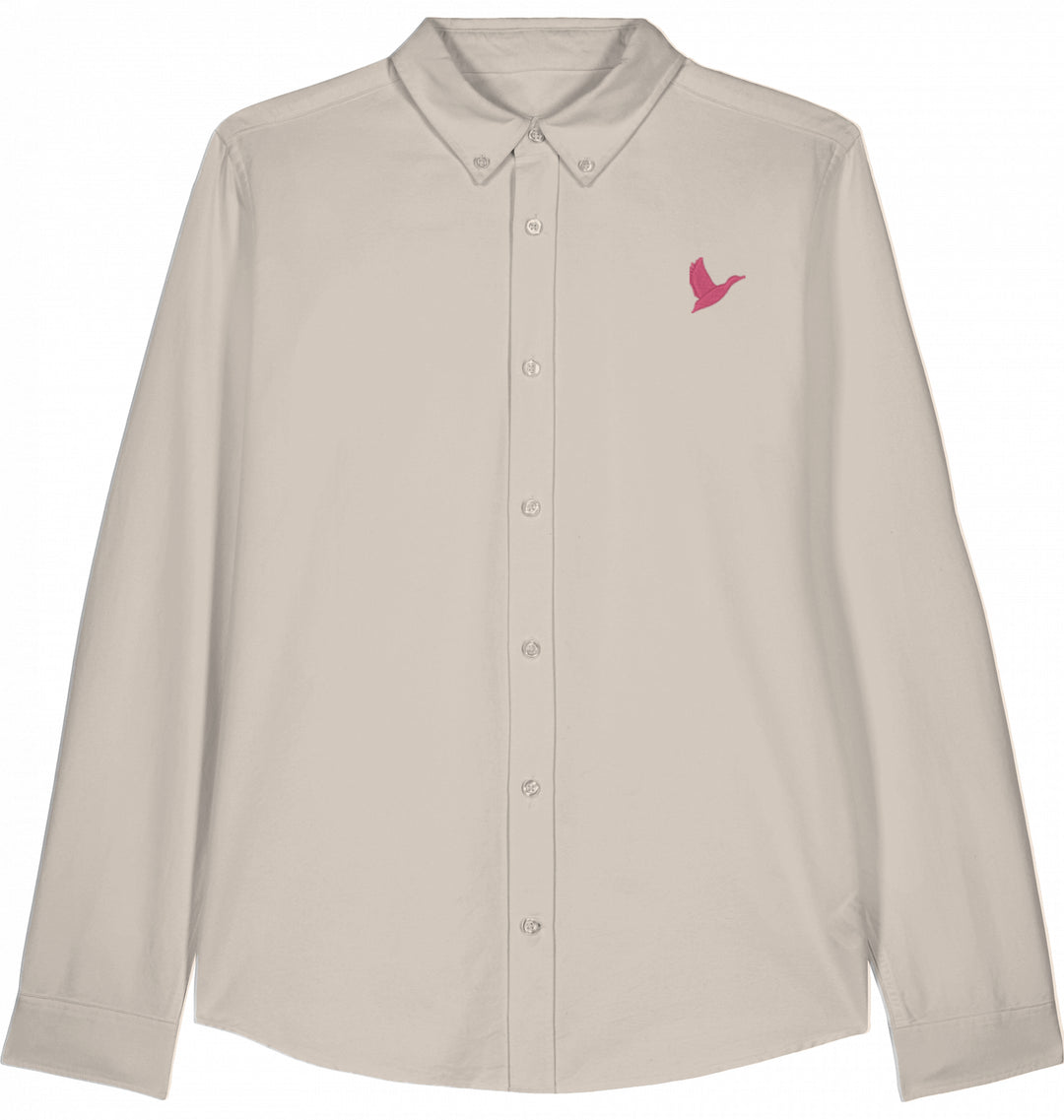 Let my fly - Damen Oxford Shirt Organic