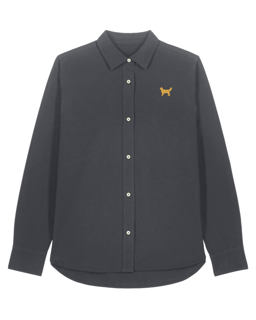 Oxford Bluse Damen - Golden Retriever gold
