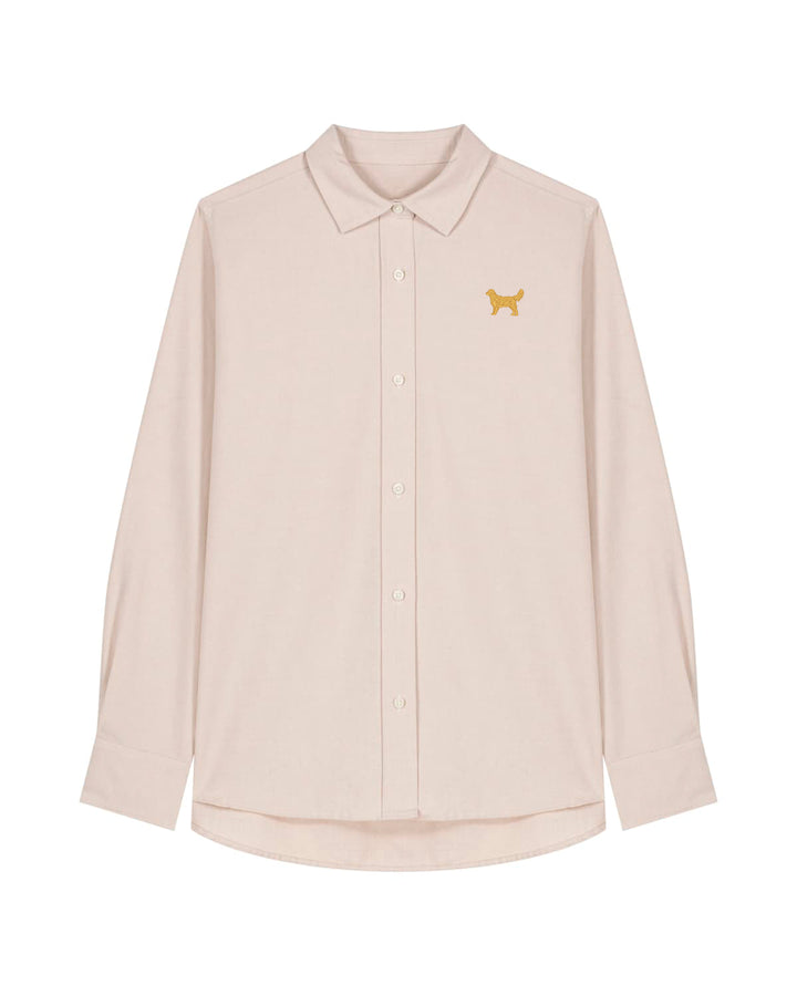 Oxford Bluse Damen - Golden Retriever gold