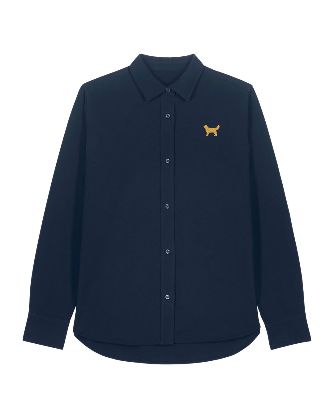Oxford Bluse Damen - Golden Retriever gold
