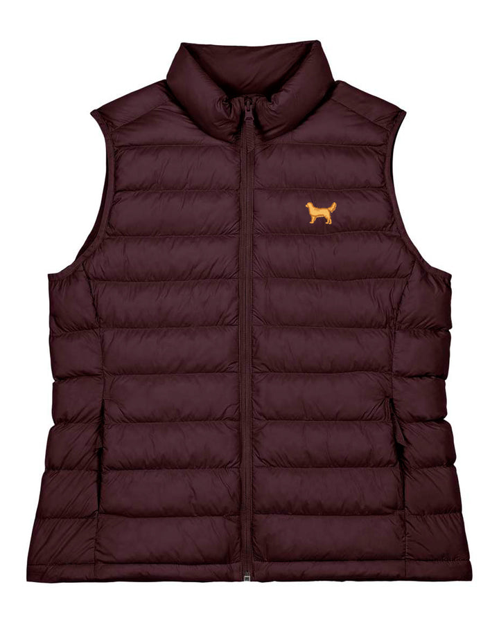 Daunenweste Damen - Golden gold