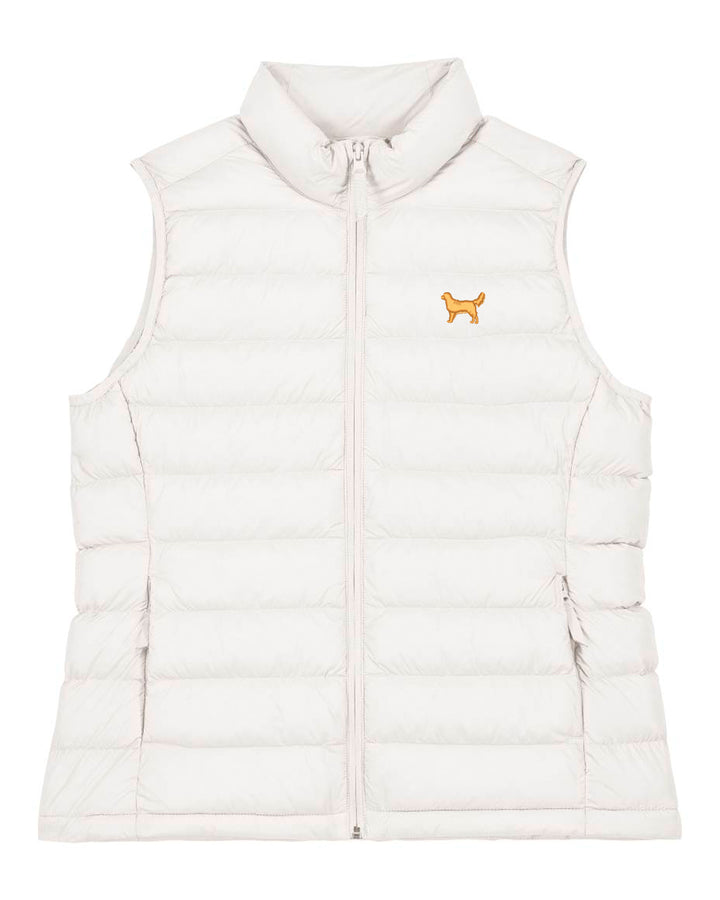 Daunenweste Damen - Golden gold
