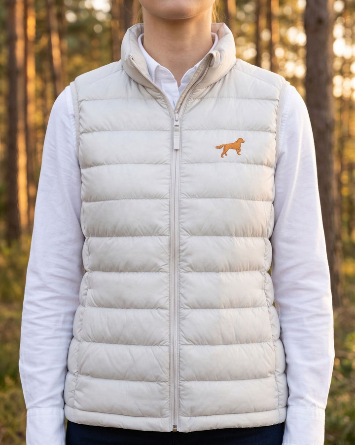 Daunenweste Damen - Münsterländer gold