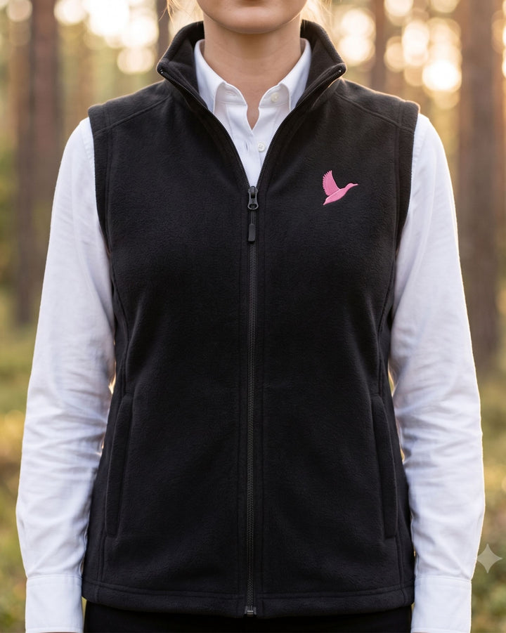 Fleeceweste Organic - Ente pink