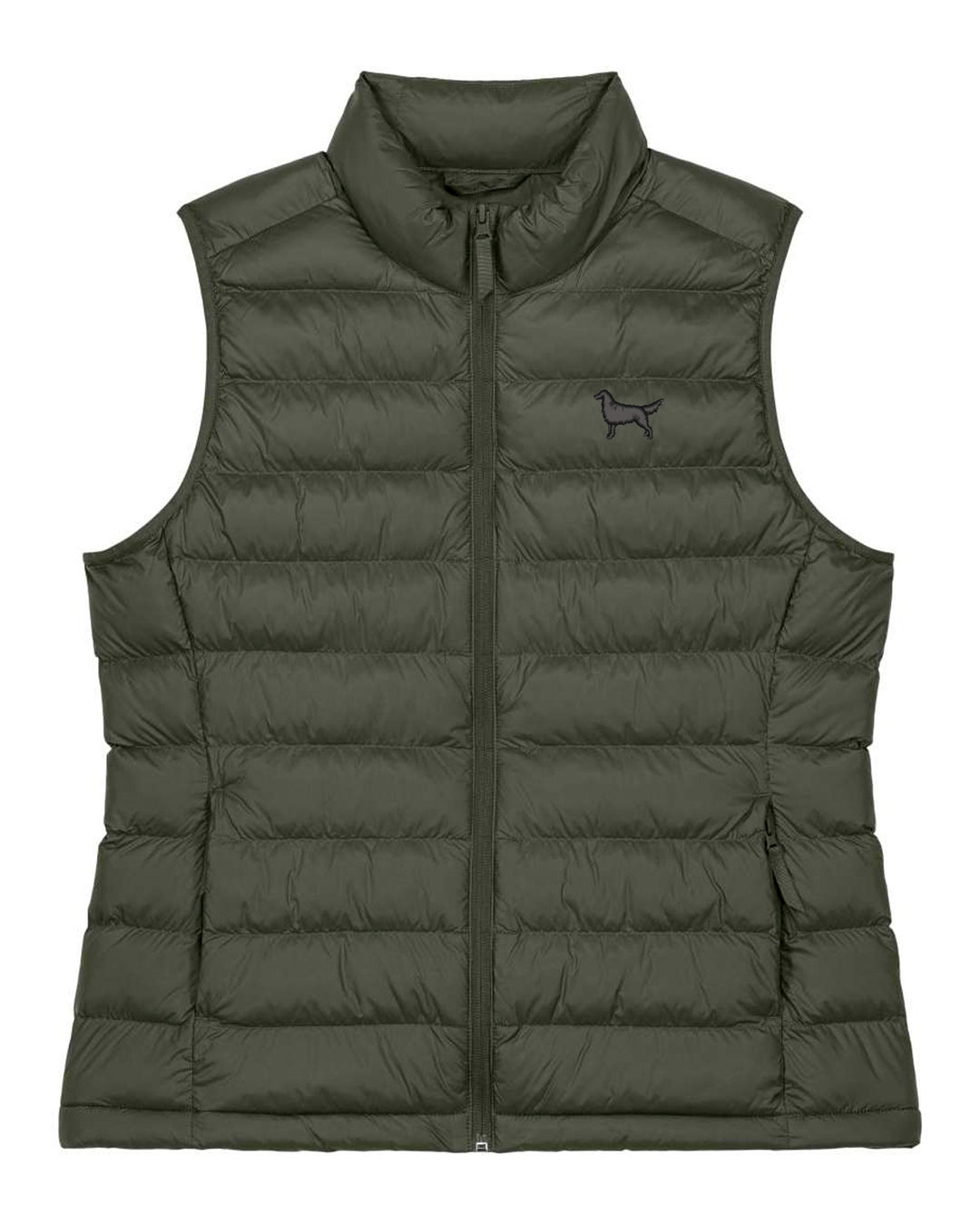 Daunenweste Damen - Flatcoated schwarz