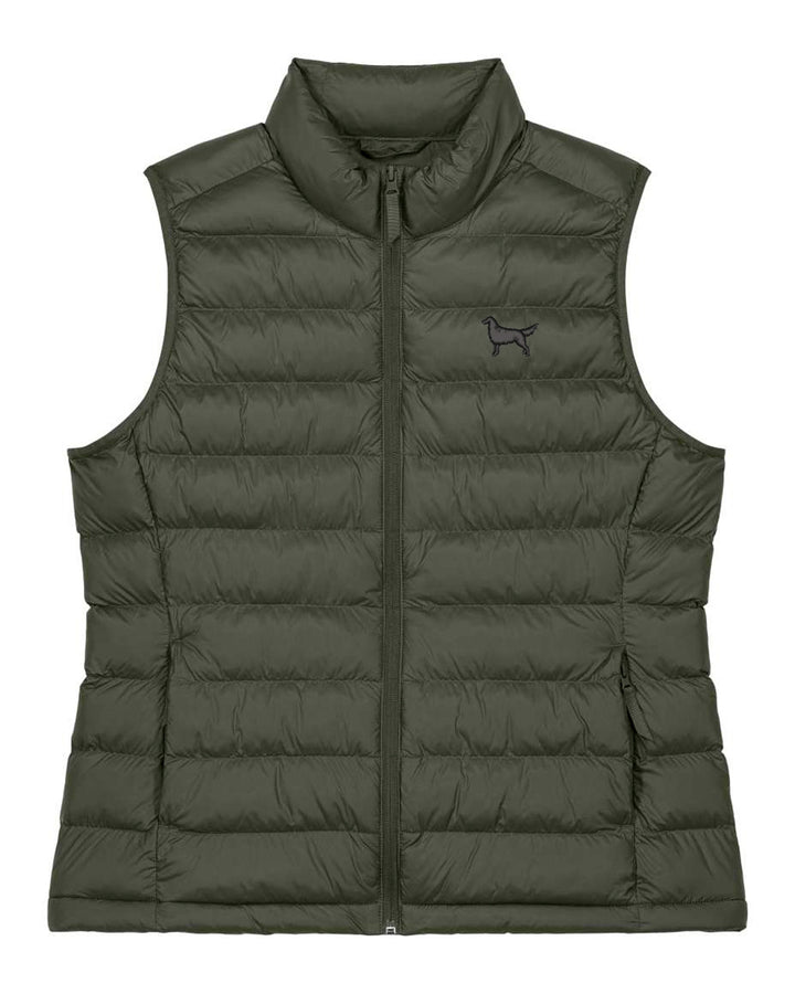 Daunenweste Damen - Flatcoated schwarz