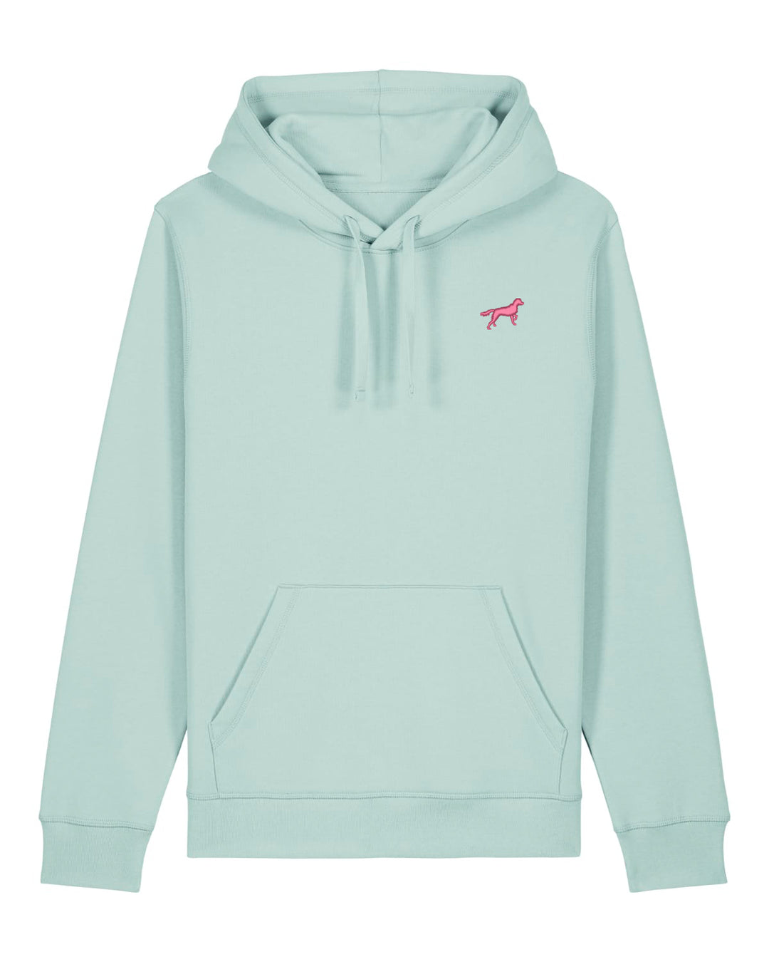 Hoodie Damen Organic Münsterländer pink