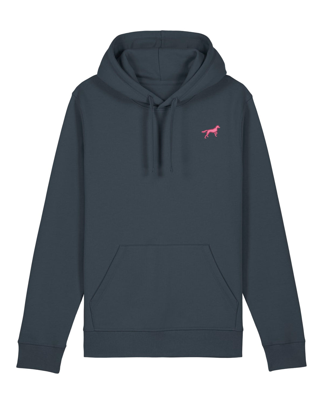 Hoodie Damen Organic Münsterländer pink