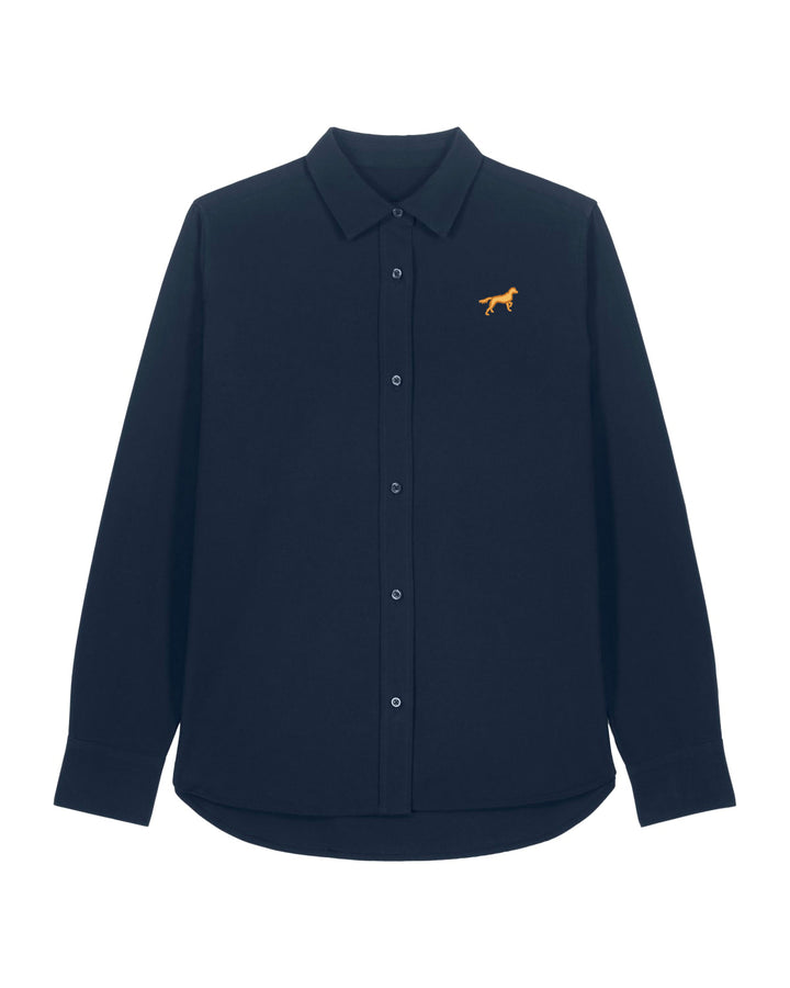 Oxford Bluse Damen - Münsterländer gold