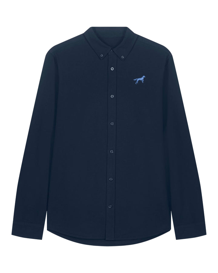 Oxford Hemd Herren - Münsterländer blau