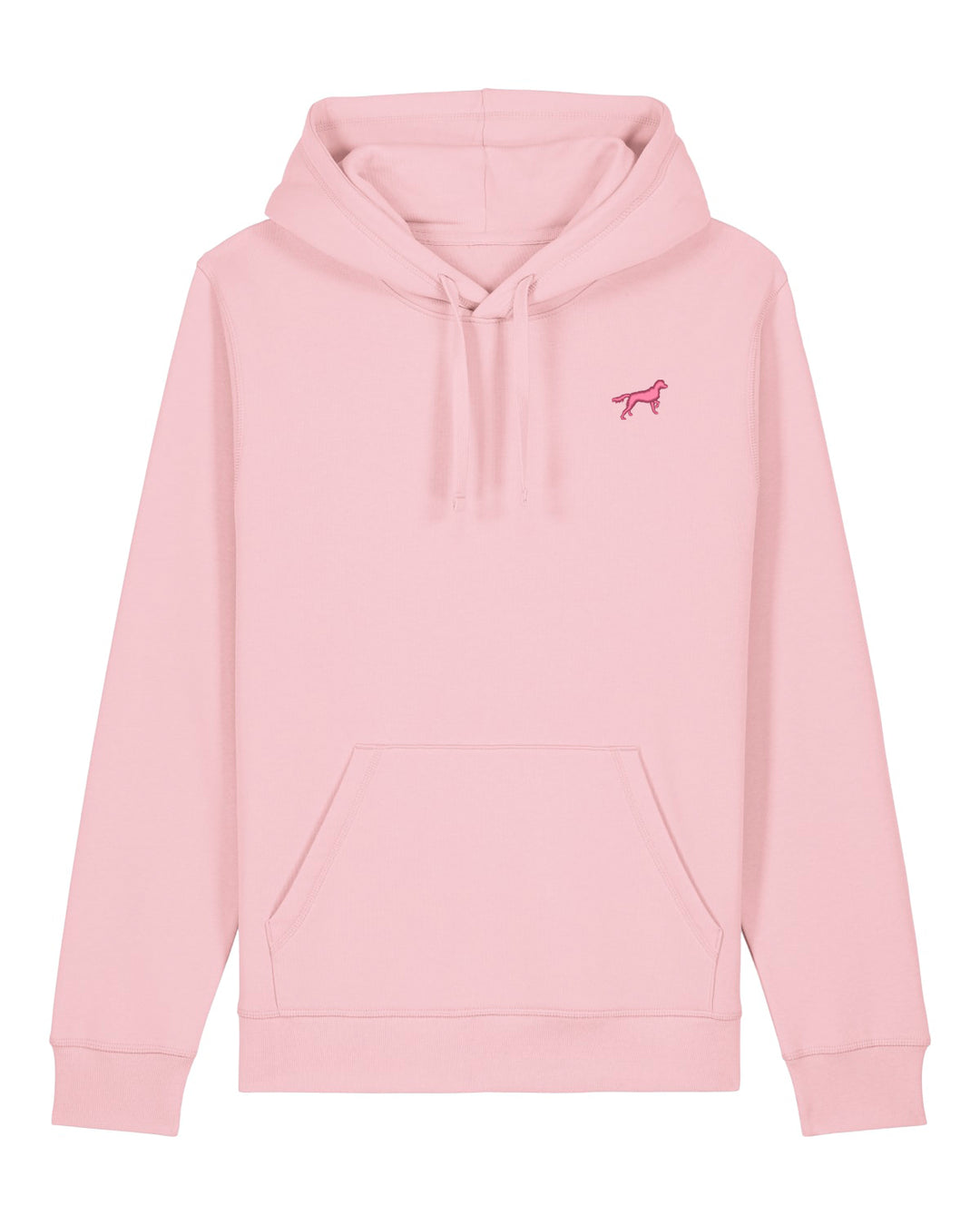 Hoodie Damen Organic Münsterländer pink